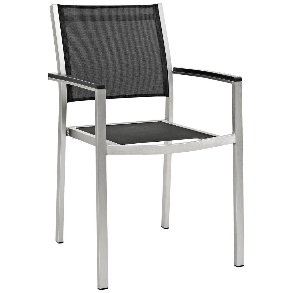 Modway Shore Outdoor Patio Aluminum Dining Chair  