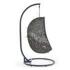 Modway Hide Outdoor Patio Swing Chair With Stand