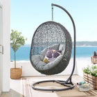 Modway Hide Outdoor Patio Swing Chair With Stand