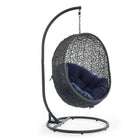 Modway Hide Outdoor Patio Swing Chair With Stand  