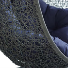 Modway Hide Outdoor Patio Swing Chair With Stand