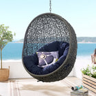 Modway Hide Outdoor Patio Swing Chair With Stand