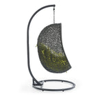 Modway Hide Outdoor Patio Swing Chair With Stand