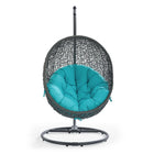 Modway Hide Outdoor Patio Swing Chair With Stand