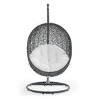 Modway Hide Outdoor Patio Swing Chair With Stand