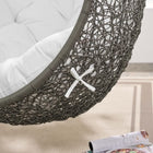 Modway Hide Outdoor Patio Swing Chair With Stand