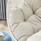 Modway Hide Outdoor Patio Swing Chair With Stand