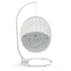 Modway Hide Outdoor Patio Swing Chair With Stand