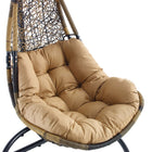 Modway Abate Wicker Rattan Outdoor Patio Swing Chair