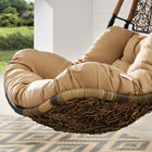 Modway Abate Wicker Rattan Outdoor Patio Swing Chair