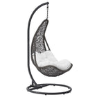 Modway Abate Wicker Rattan Outdoor Patio Swing Chair  