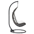 Modway Abate Wicker Rattan Outdoor Patio Swing Chair