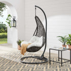 Modway Abate Wicker Rattan Outdoor Patio Swing Chair