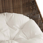 Modway Bean Outdoor Patio Wood Swing Chair With Stand