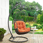 Modway Arbor Outdoor Patio Wood Swing Chair