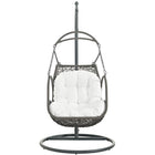 Modway Arbor Outdoor Patio Wood Swing Chair