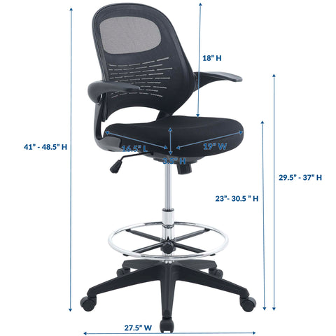 Modway Stealth Drafting Chair  