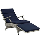Modway Envisage Chaise Outdoor Patio Wicker Rattan Lounge Chair