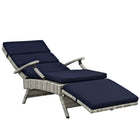 Modway Envisage Chaise Outdoor Patio Wicker Rattan Lounge Chair