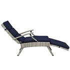 Modway Envisage Chaise Outdoor Patio Wicker Rattan Lounge Chair
