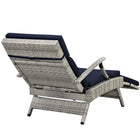 Modway Envisage Chaise Outdoor Patio Wicker Rattan Lounge Chair