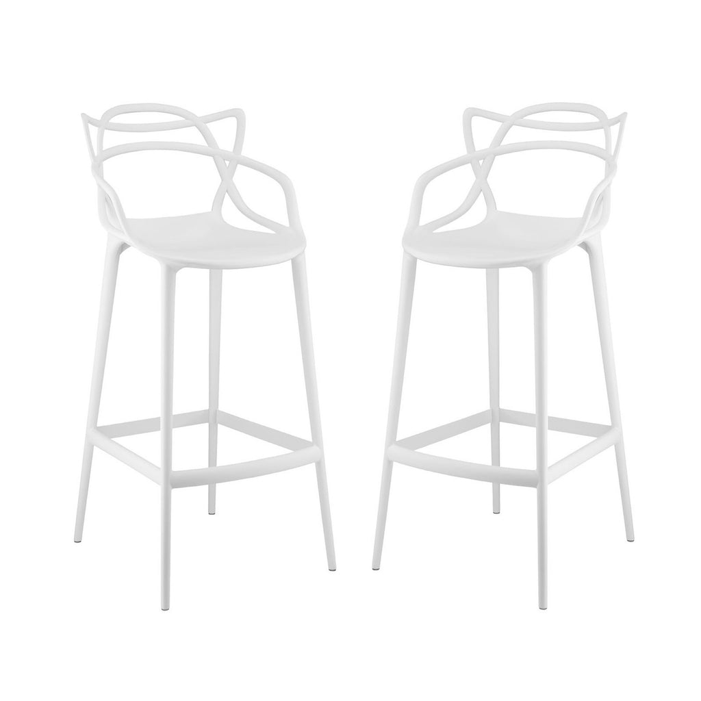 Modway Entangled Bar Stool Set of 2  