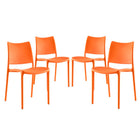 Modway Hipster Dining Side Chair Set of 4  