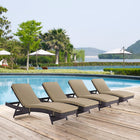 Modway Convene Outdoor Patio Chaise Set of 4