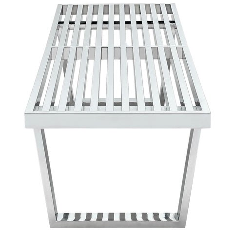 Modway Sauna 5' Stainless Steel Bench  