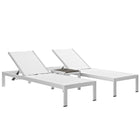 Modway Shore 3 Piece Outdoor Patio Aluminum Set EEI-2471