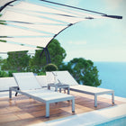 Modway Shore 3 Piece Outdoor Patio Aluminum Set EEI-2471