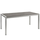 Modway Shore 5 Piece Outdoor Patio Aluminum Dining Set EEI-2483