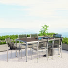 Modway Shore 7 Piece Outdoor Patio Aluminum Dining Set EEI-2485