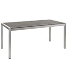 Modway Shore 7 Piece Outdoor Patio Aluminum Dining Set EEI-2486