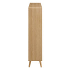 Modway Transmit 7 Shelf Wood Grain Bookcase