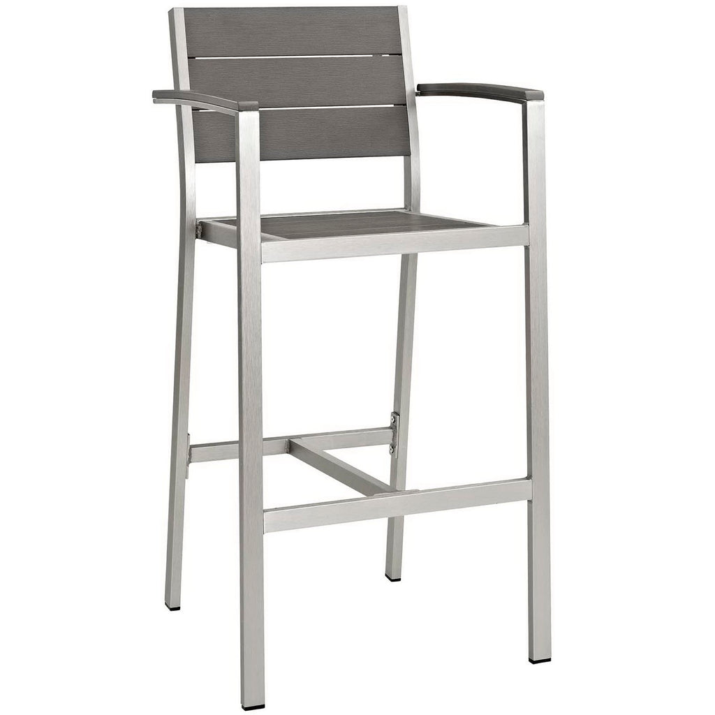 Modway Shore 7 Piece Outdoor Patio Aluminum Dining Set EEI-2587
