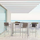 Modway Shore 5 Piece Outdoor Patio Aluminum Dining Set EEI-2588