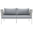 Modway Harmony Outdoor Patio Aluminum Loveseat