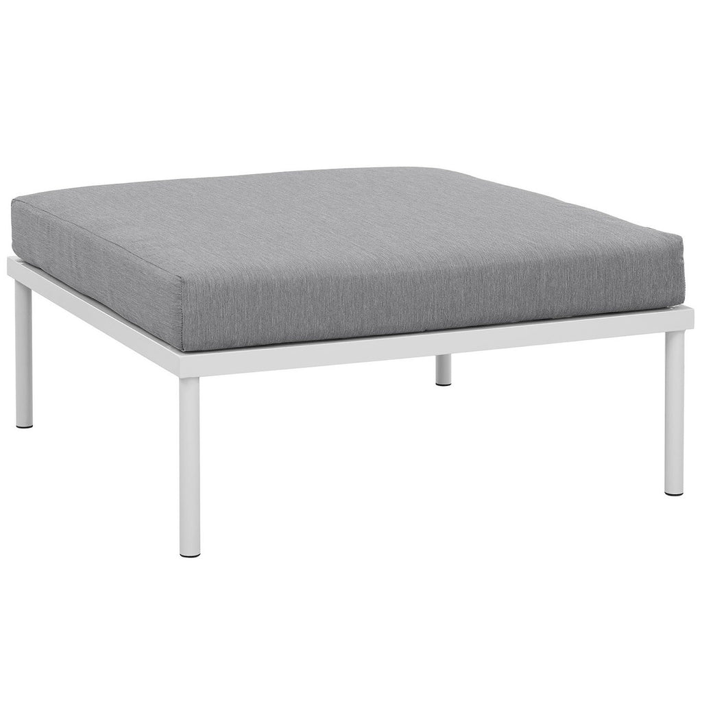 Modway Harmony Outdoor Patio Aluminum Ottoman  