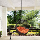 Modway Hide Outdoor Patio Swing Chair Without Stand
