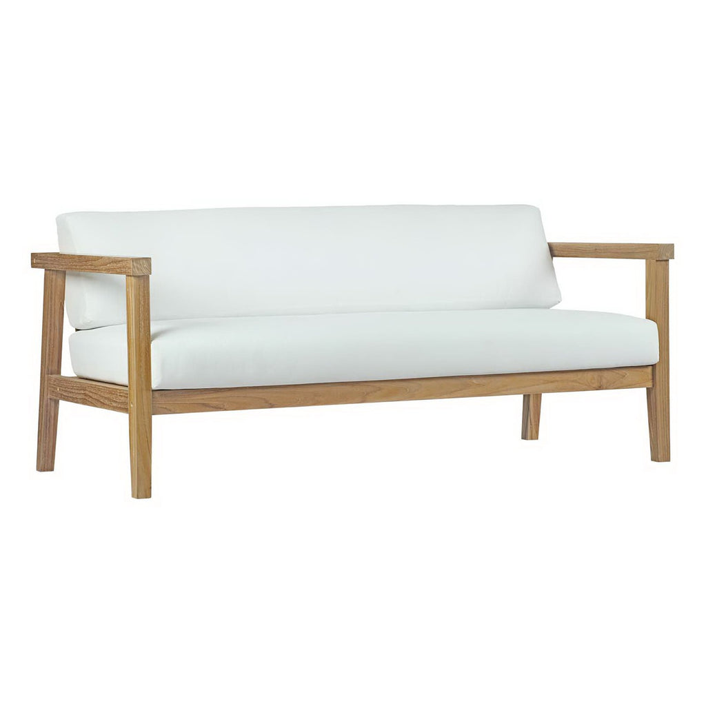 Modway Bayport Outdoor Patio Teak Sofa  