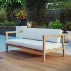 Modway Bayport Outdoor Patio Teak Sofa