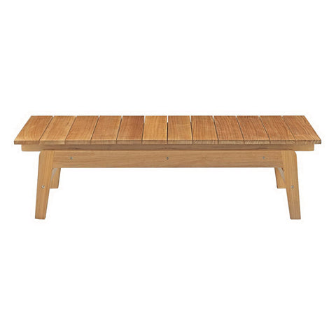 Modway Bayport Outdoor Patio Teak Coffee Table  