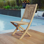 Modway Marina Outdoor Patio Teak Folding Chair