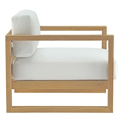 Modway Upland Outdoor Patio Teak Armchair  