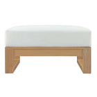 Modway Upland Outdoor Patio Teak Ottoman