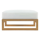 Modway Upland Outdoor Patio Teak Ottoman