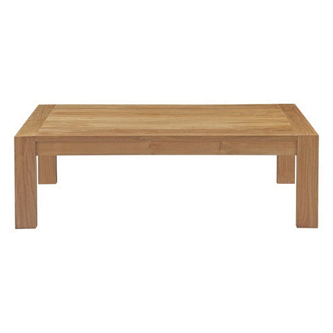 Modway Upland Outdoor Patio Wood Coffee Table  