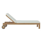Modway Upland Outdoor Patio Teak Chaise