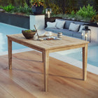 Modway Marina 60" Outdoor Patio Teak Dining Table